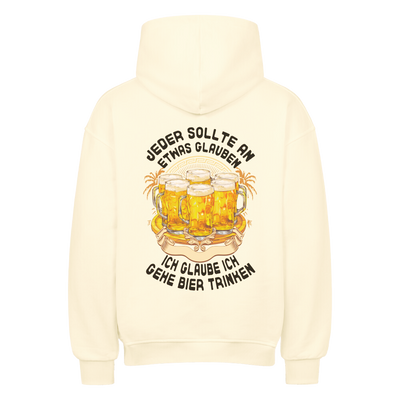 Premium Oversized Hoodie "Ich Glaube I"