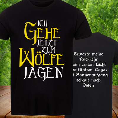Classic Organic T-Shirt "Wölfe jagen"