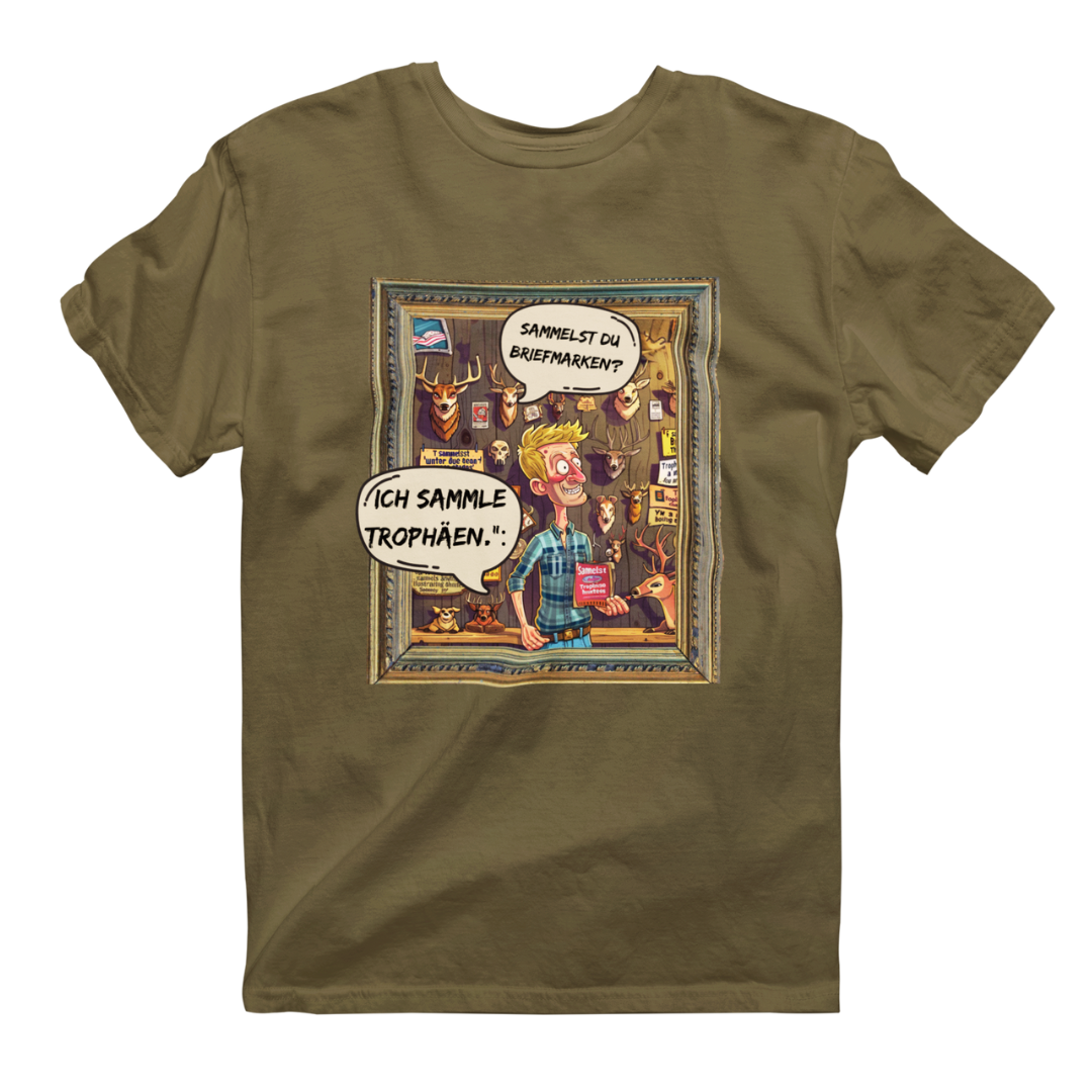 Unisex T-Shirt "Sammelst du Briefmarken"