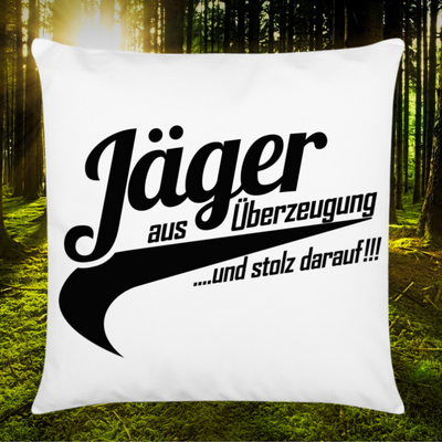 Kissen "Aus Überzeugung"