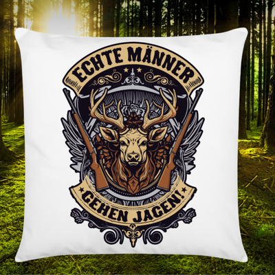 Kissen "Echte Männer"